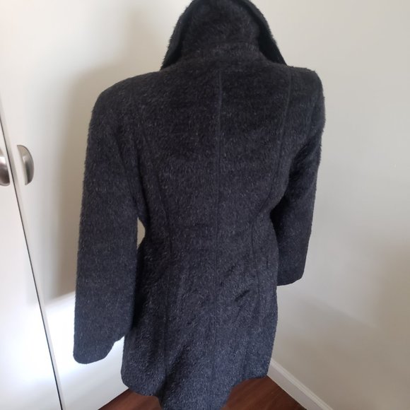Italian 3/4 length Wool Coat Size 10 - Picture 3 of 4